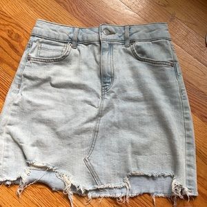 Mini Wild Fable Jean Skirt
